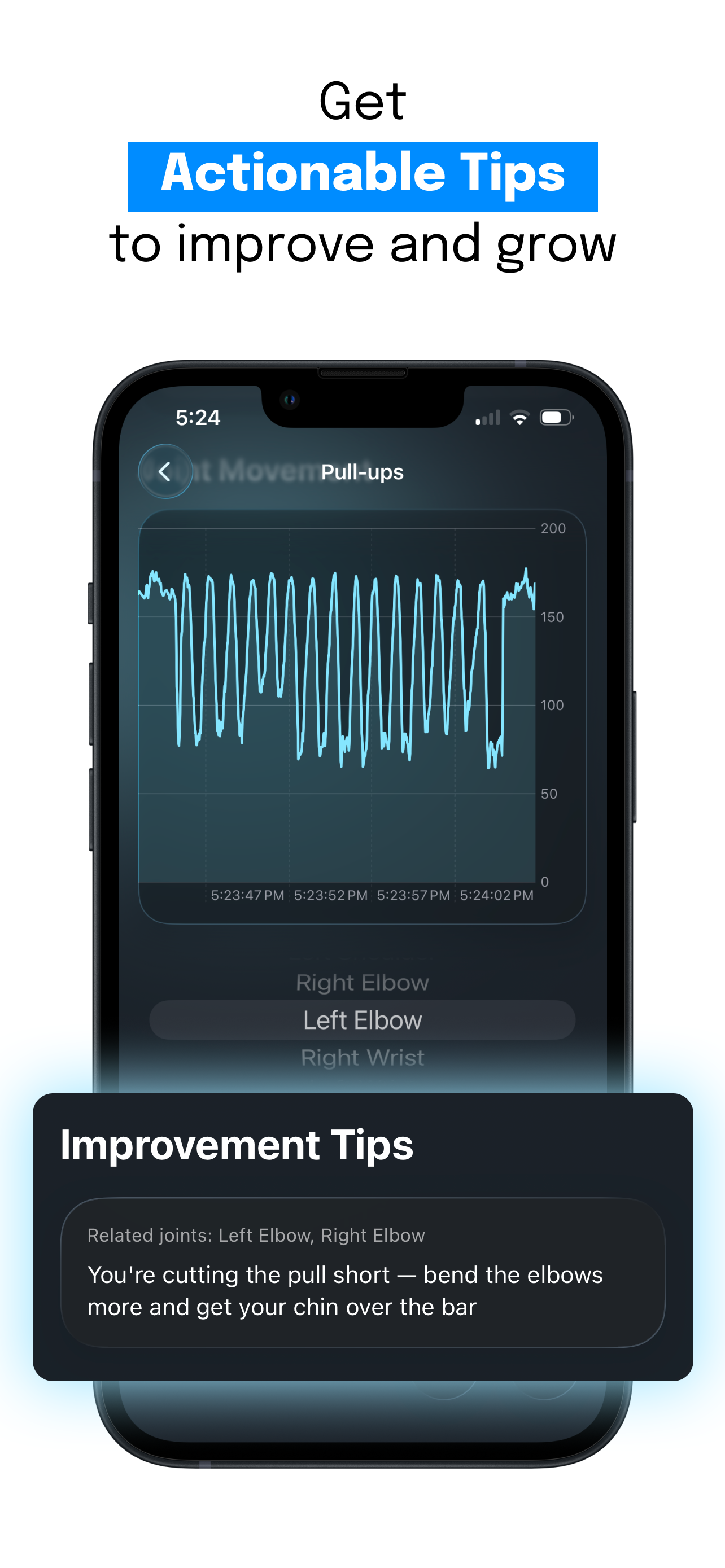 Time under tension tracking