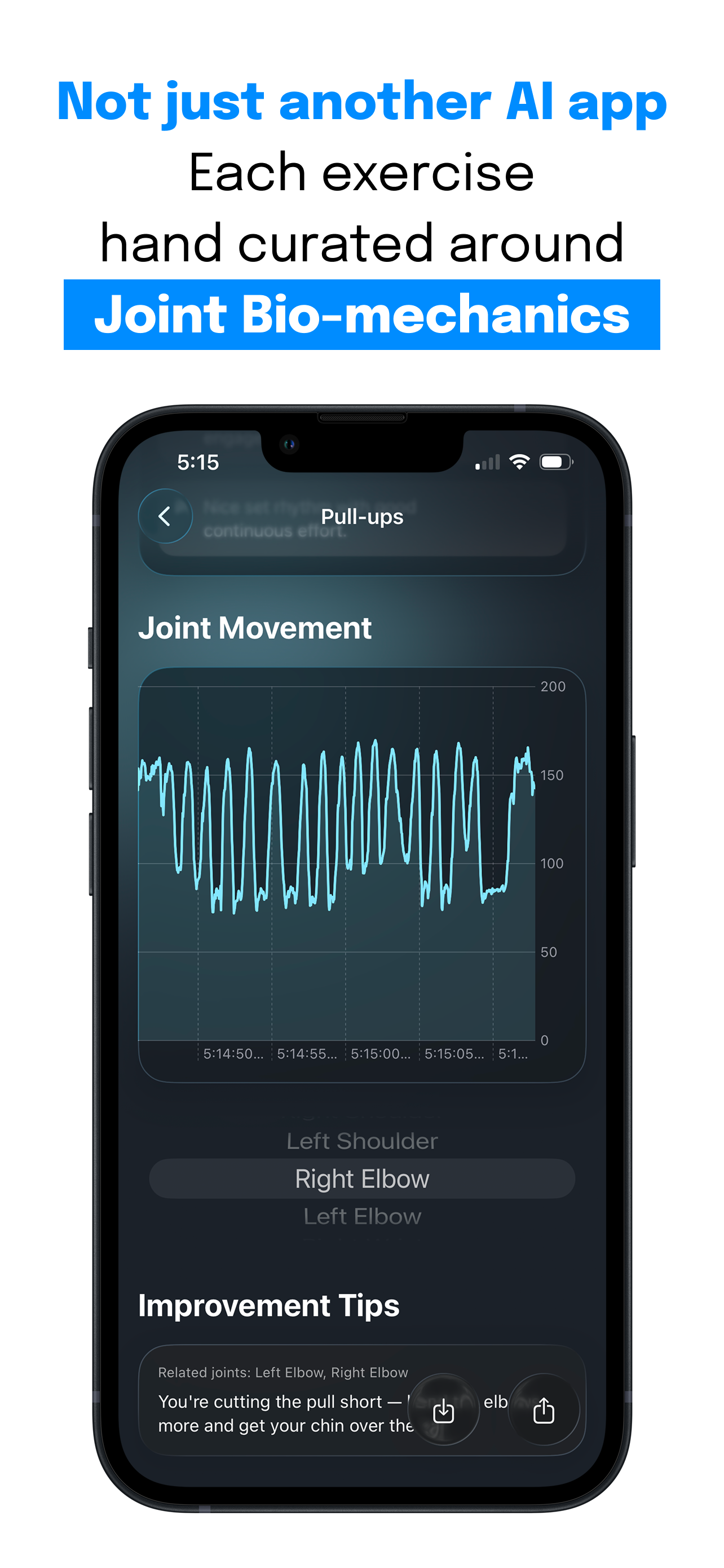 On-device coaching, not a generic AI app